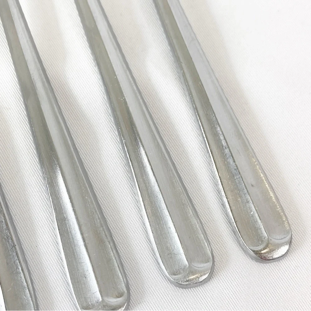 Supreme Cutlery Vintage Stainless Japan Flatware Cocktail/Seafood Forks Lot Of 7